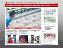 Tablet Screenshot of castleindustries.com